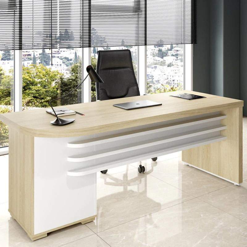 Mesa Escrivaninha em Tamburato 04 Gavetas ld cor 02