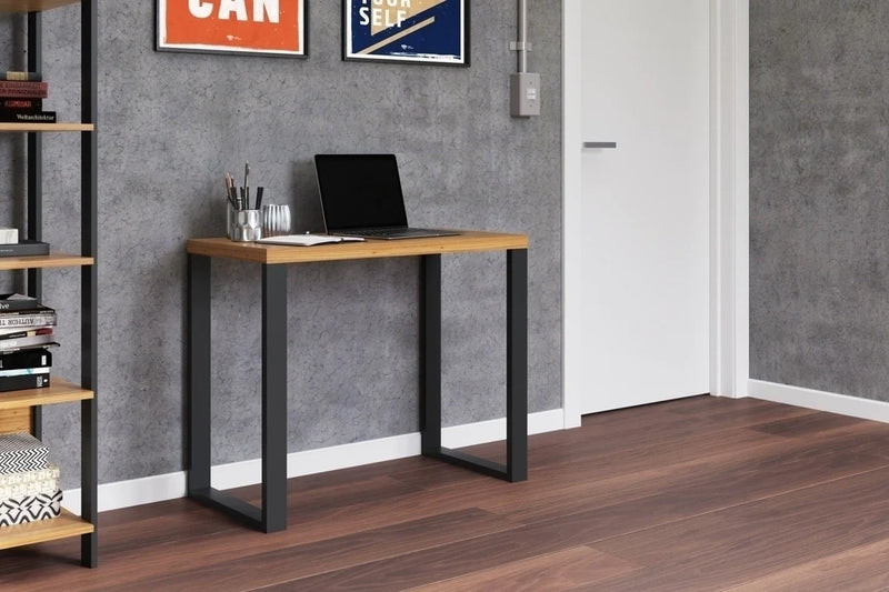 Escrivaninha estilo industrial de 89,5cm 100% MDF